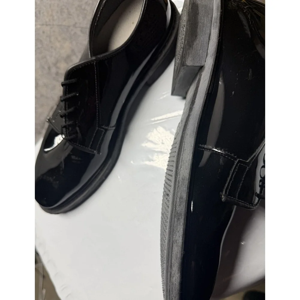 Authentic US Army High Gloss Oxford Shoes Bates or Capps Dress Shoe Size -10.5 D